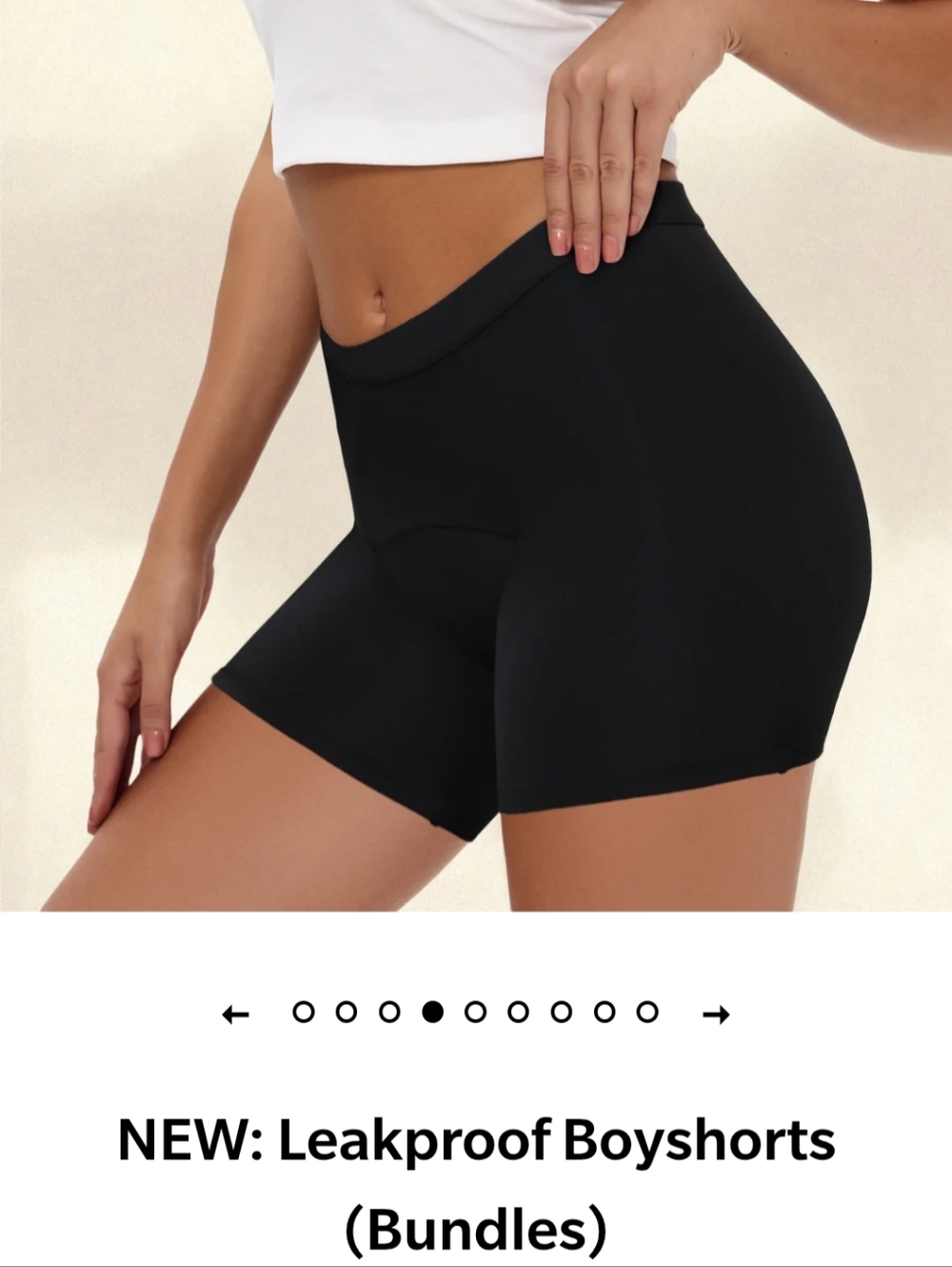 Leakproof Women’s Large Boyshorts Bundle